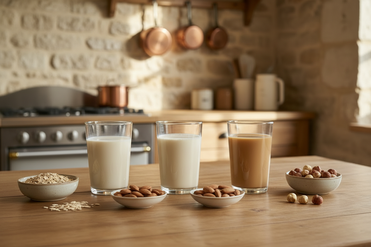 Avoine, amande ou noisette : quel lait végétal choisir selon vos recettes ?