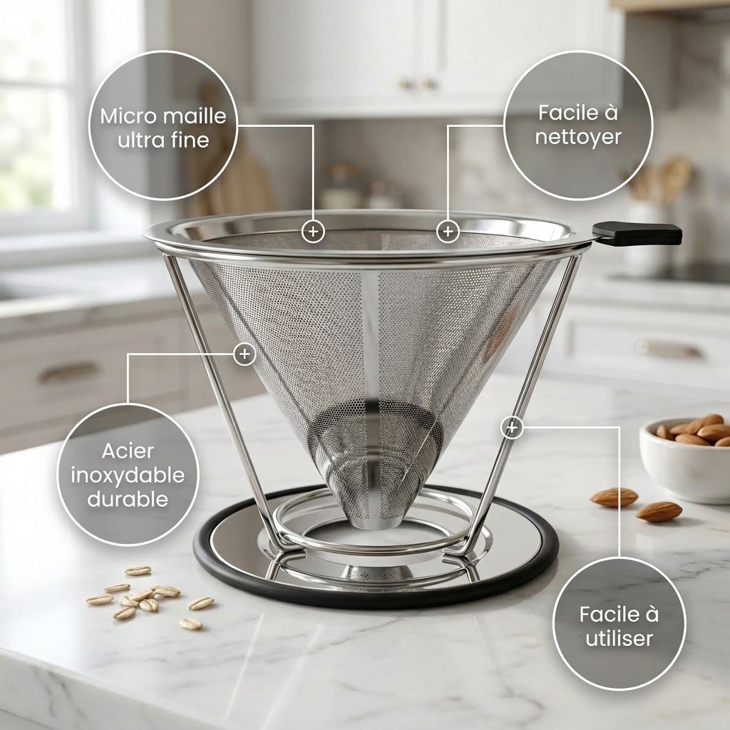 Machine à Lait Végétaux + Filtre en Inox