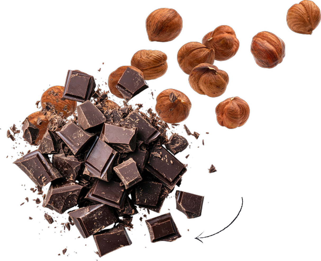 Lait de noisette & chocolat