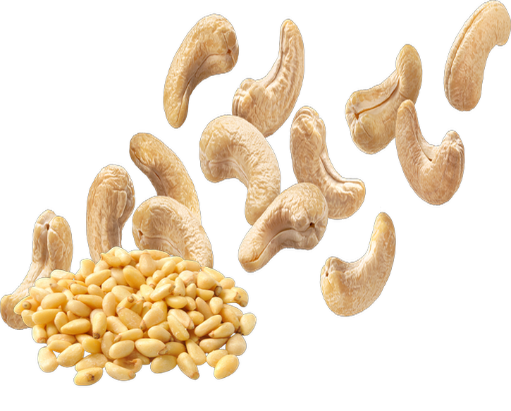 Lait de pignons de pin grillés & cajou