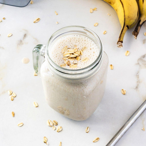 Milkshake banane et avoine