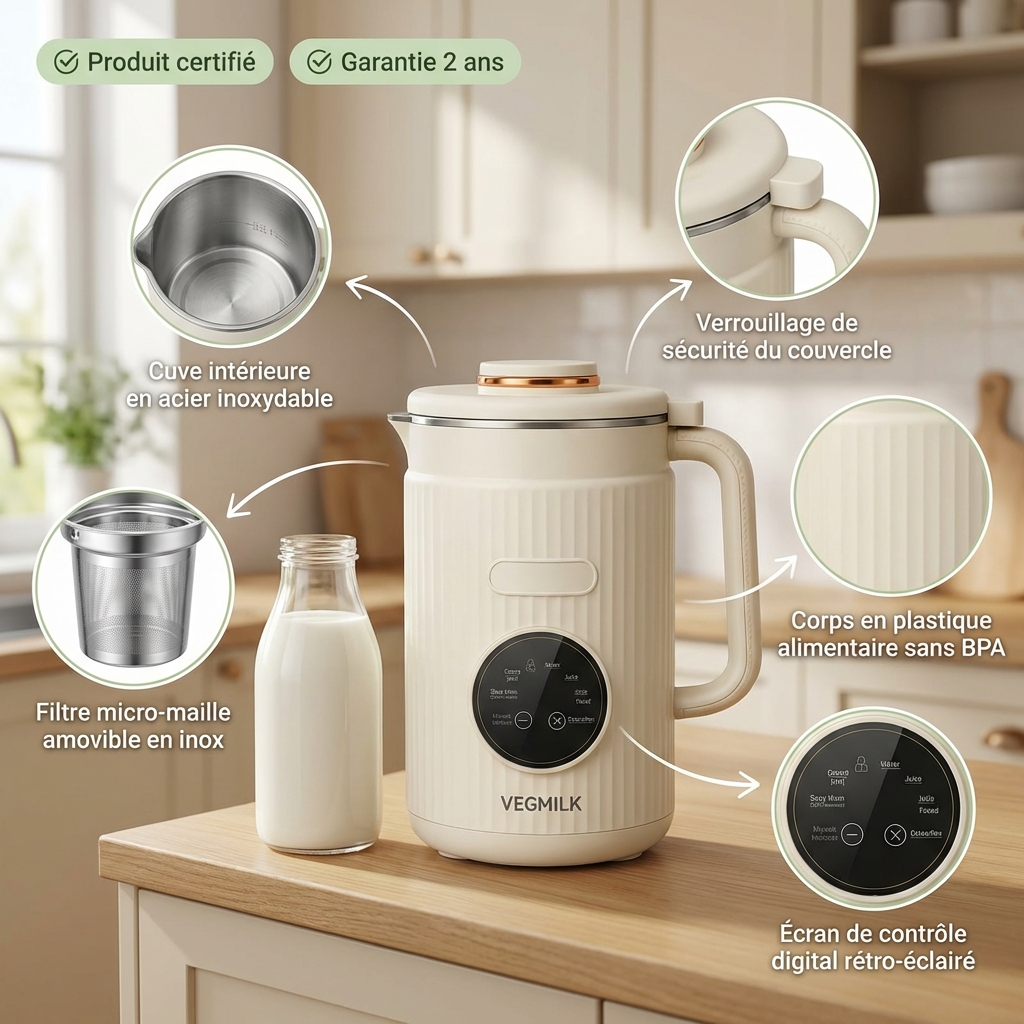 VegMilk Machine à Lait Végétaux