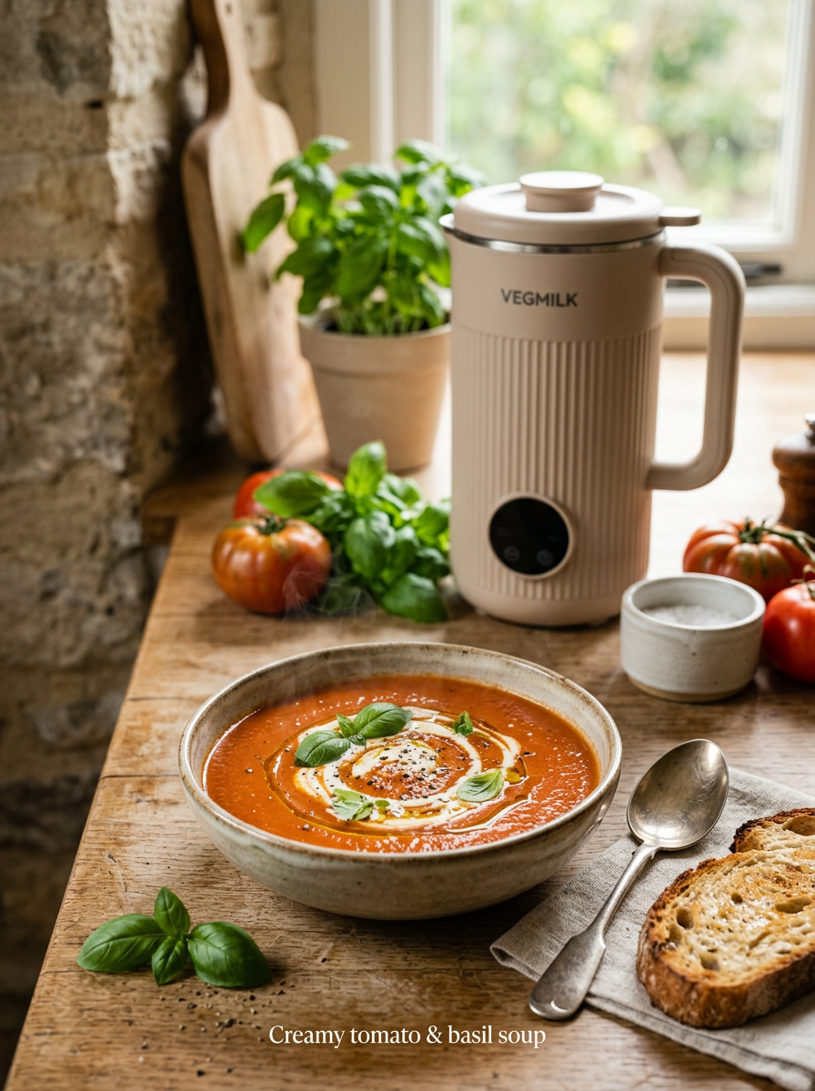 SOUPE DE TOMATES & BASILIC